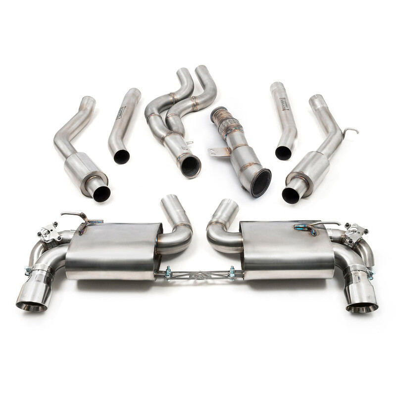 Ligne d'Echappement Complète "Turboback" Cobra pour Toyota Supra A90 (2019+) - Avec Valve