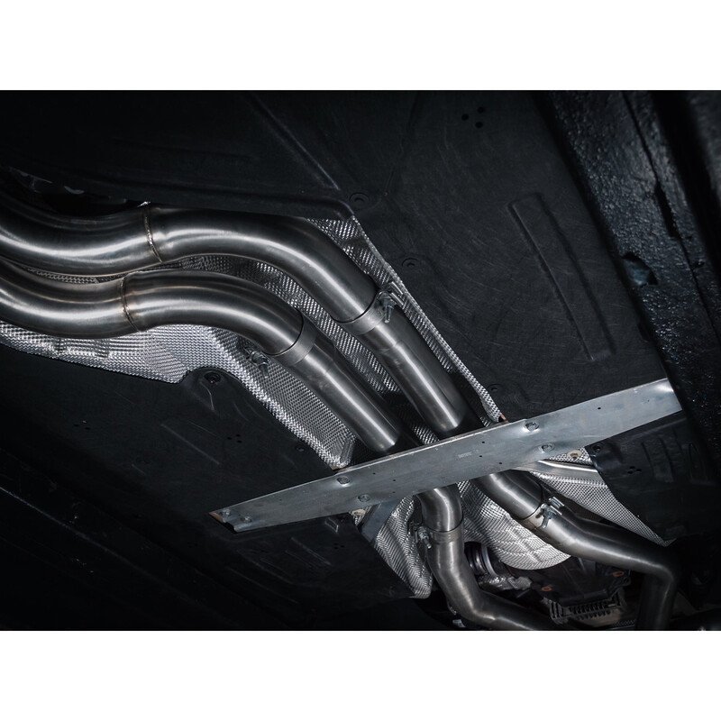 Ligne d'Echappement Complète "Turboback" Cobra pour Toyota Supra A90 (2019+) - Avec Valve