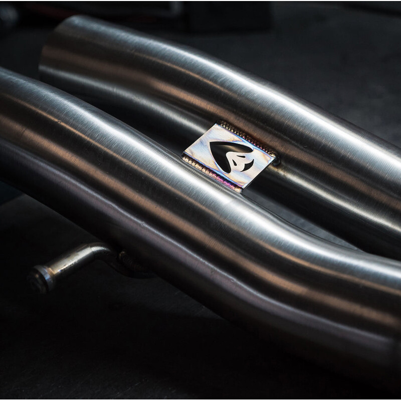 Ligne d'Echappement Complète Turboback "Venom Box Delete" Cobra pour VW Polo AW GTI 2.0L TSI (2019+)