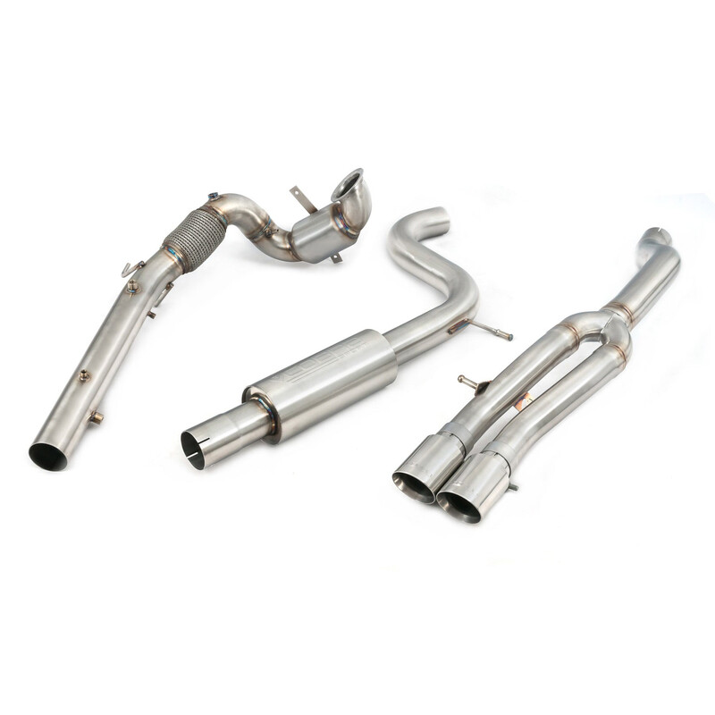 Ligne d'Echappement Complète Turboback "Venom Box Delete" Cobra pour VW Polo AW GTI 2.0L TSI (2019+)