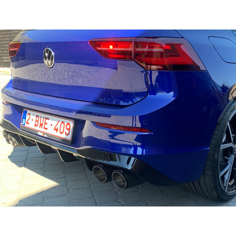 Ligne d'Echappement Complète "Turboback" Cobra pour VW Golf 8 R 2.0L TSI (2021+) - Avec Valve