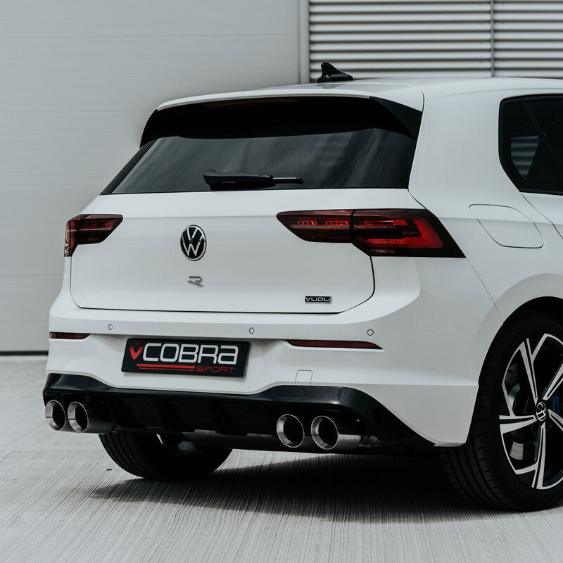 Ligne d'Echappement Complète "Turboback" Cobra pour VW Golf 8 R 2.0L TSI (2021+) - Avec Valve