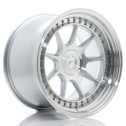 Japan Racing JR-47 18x10.5" (5 trous - sur mesure) ET15-22, Gris Argenté