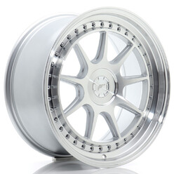 Japan Racing JR-47 18x8.5" (5 trous - sur mesure) ET15-35, Gris Argenté