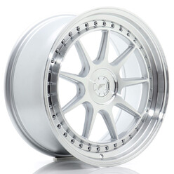 Japan Racing JR-47 19x9" (5 trous - sur mesure) ET15-40, Gris Argenté