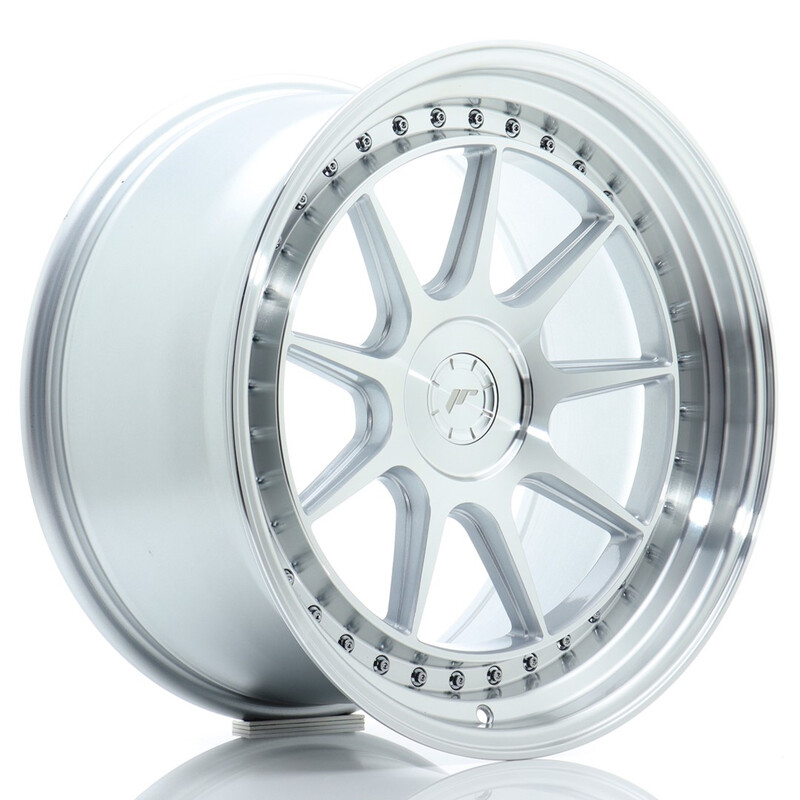 Japan Racing JR-47 19x9.5" (5 trous - sur mesure) ET15-35, Gris Argenté