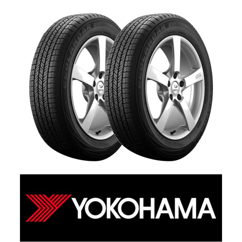 Pneus Yokohama G91AV 235/55 R18 100H (la paire)