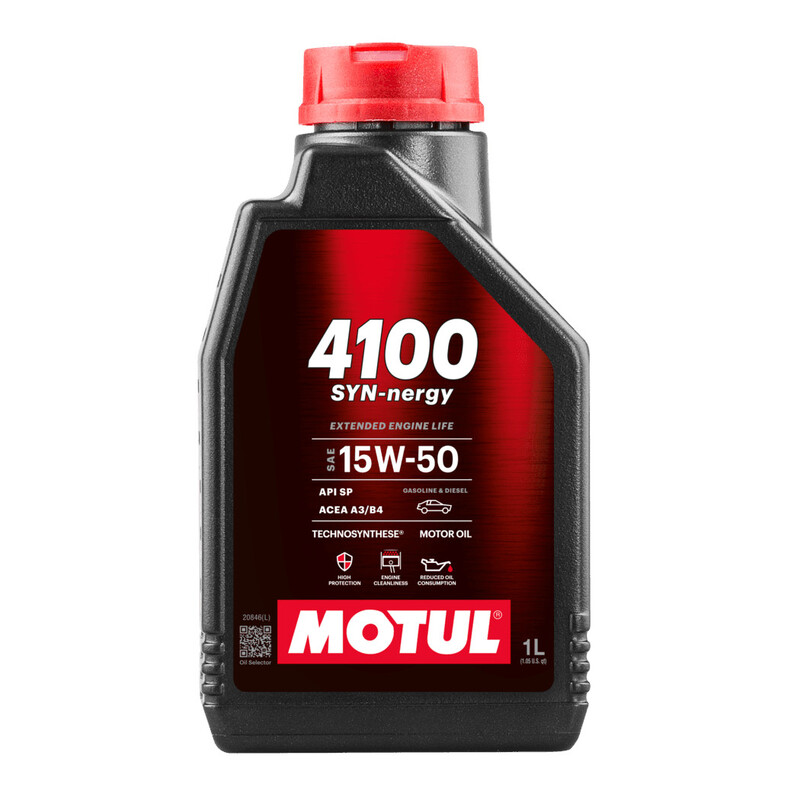 1L Huile Motul 15W50 4100 Syn-nergy
