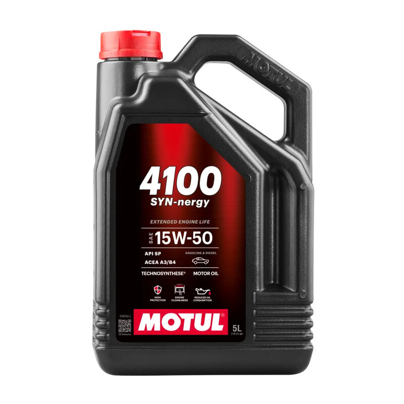 5L Huile Motul 15W50 4100 Syn-nergy