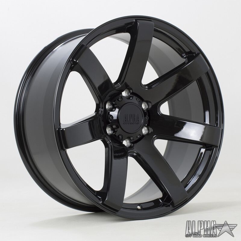 Rota Gauntlet 20x9" 6x139.7 ET40, Noir Brillant