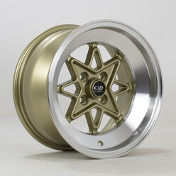 Rota Hachi 15x8" 4x100 ET0, Noir Brillant
