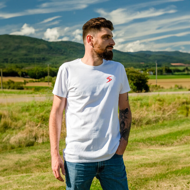 T-Shirt DriftShop Porsche - Blanc