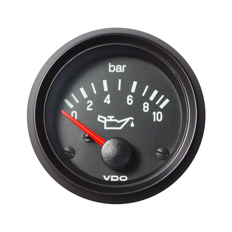 Manomètre Pression d'Huile Moteur VDO Cockpit International (10 bar) Ø52 mm