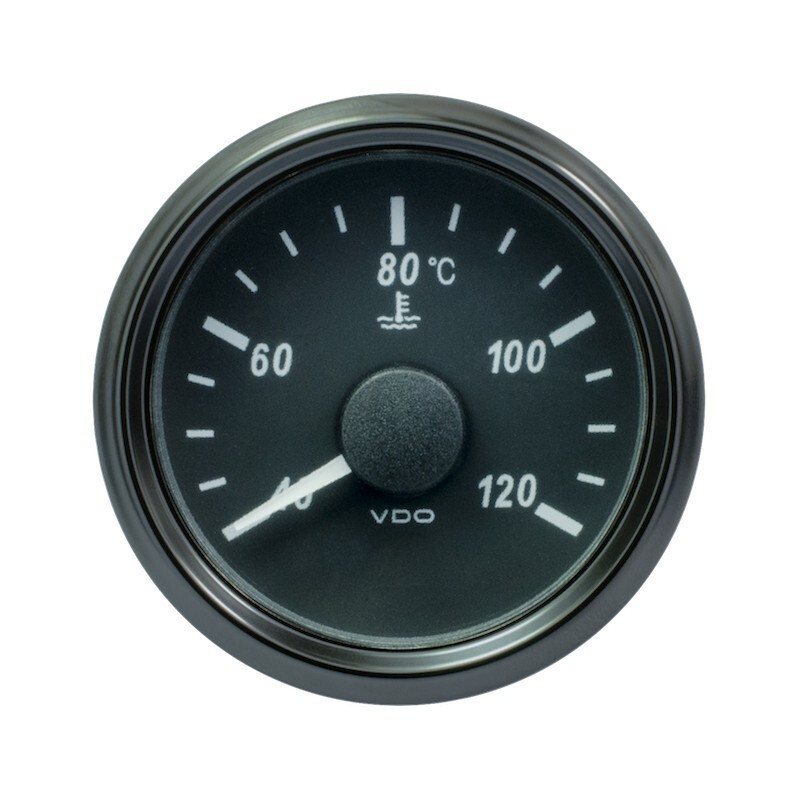 Manomètre Température d'Eau VDO SingleViu (120°C) Ø52 mm