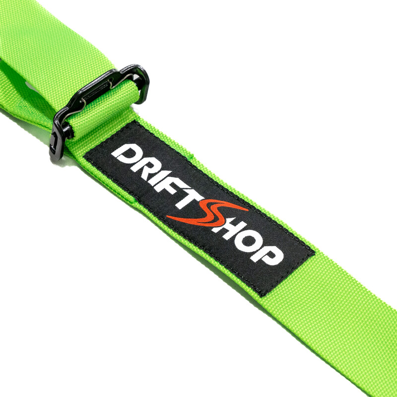 Harnais 6 Points DriftShop - Verts Fluo - FIA 2025