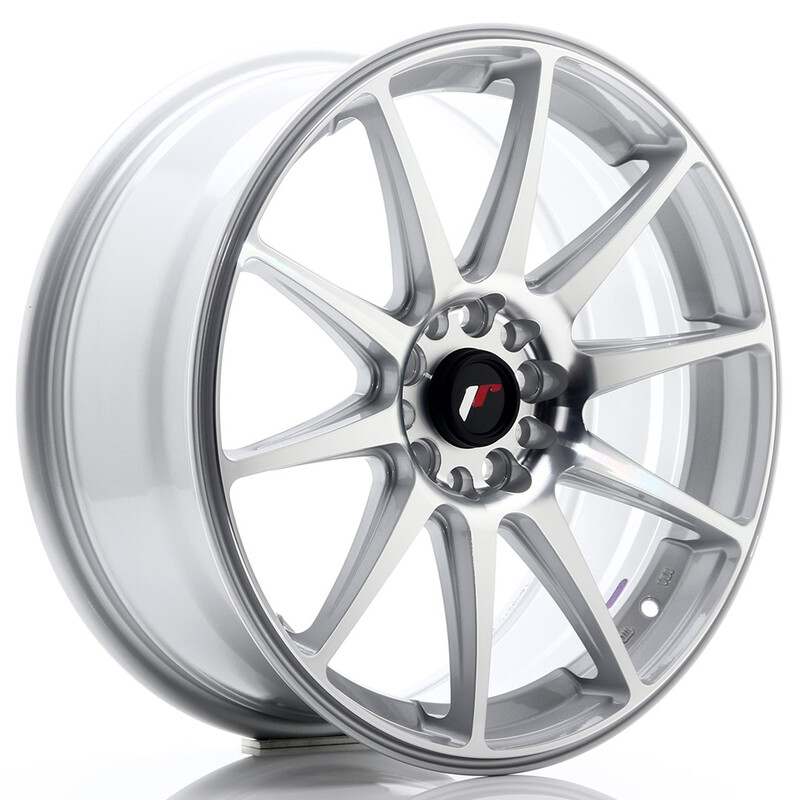 Japan Racing JR-11 18x7.5" 5x112/114.3 ET40, Gris Argenté