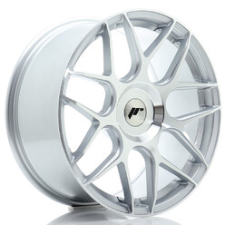 Japan Racing JR-18 18x8.5" (4 & 5 trous - sur mesure) ET20-45, Gris Argenté