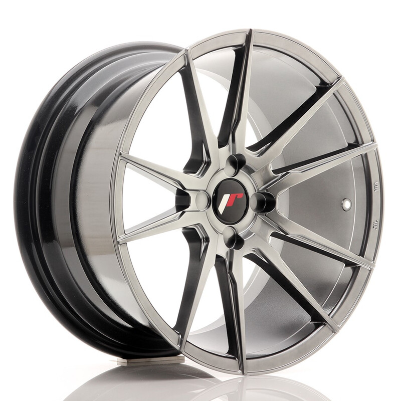 Japan Racing JR-21 Extreme Concave 18x9.5" (4 trous - sur mesure) ET30-40, Hyper Black