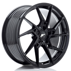 Japan Racing JR-33 19x8.5" (5 trous - sur mesure) ET20-45, Noir Brillant