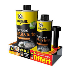 Lot Nettoyant FAP & Turbo Diesel Bardahl (1L + 300 ml Offert)