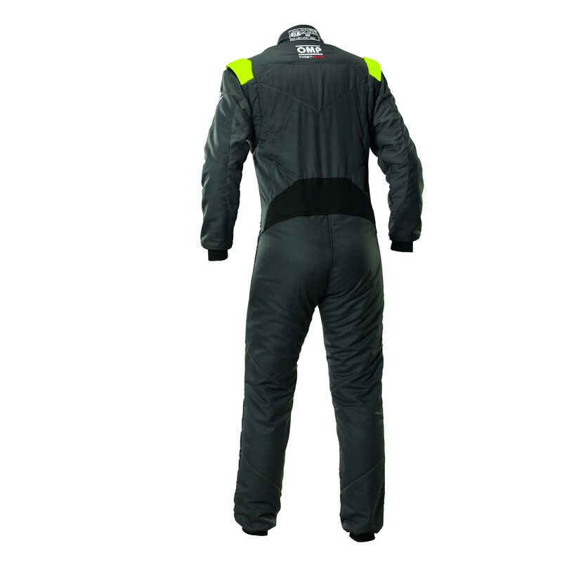 Combinaison\u0020OMP\u0020First\u0020EVO\u0020Anthracite\u0020\/\u0020Jaune\u0020Fluo\u0020\u0028FIA\u00208856\u002D2018\u0029