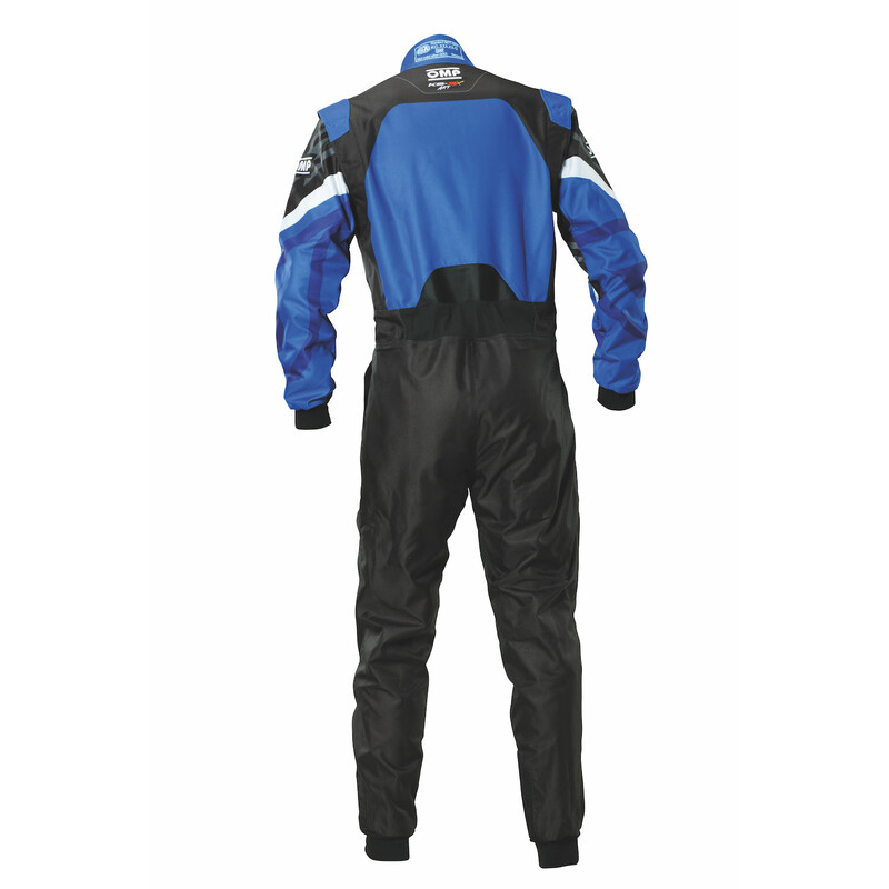 Combinaison Karting Adulte OMP KS-3X ART Noire & Bleue (FIA 8877-2022)