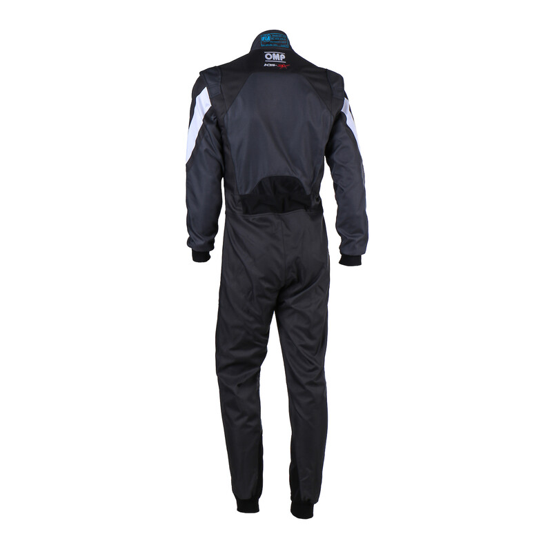 Combinaison Karting Adulte OMP KS-3X Noire & Anthracite (FIA 8877-2022)