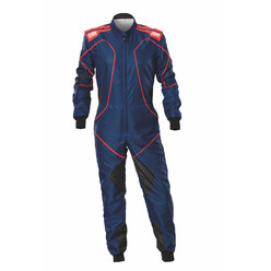 Combinaison Karting Enfant OMP KS-3X ART Bleue & Rouge (FIA 8877-2022)