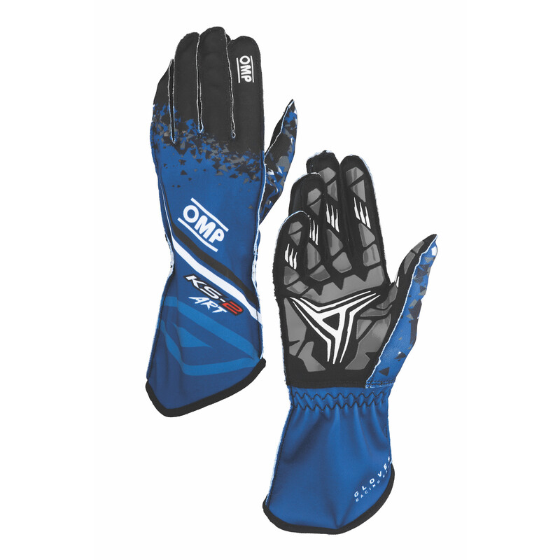 Gants Karting Enfant OMP KS-2 ART Bleus / Noirs