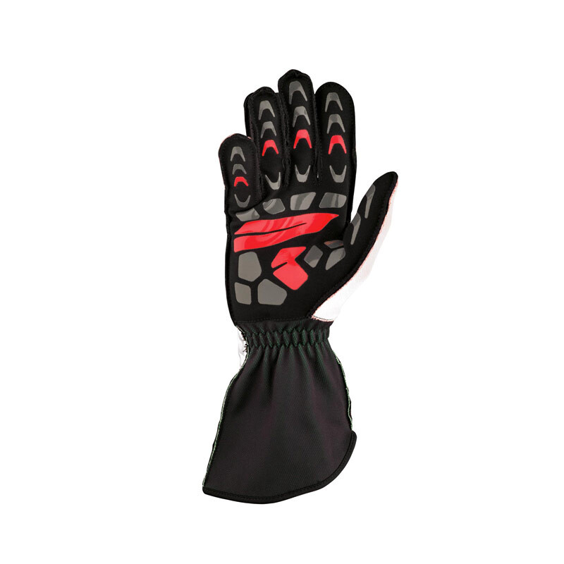Gants Karting Enfant OMP KS-2R Blancs / Noirs / Rouges