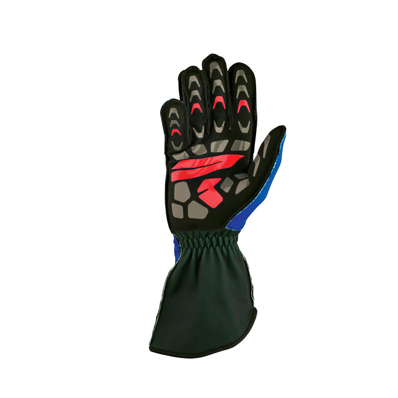 Gants Karting Enfant OMP KS-2R Bleus Cyan / Blancs