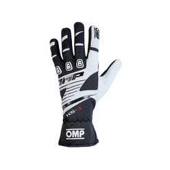 Gants Karting Enfant OMP KS-3 Noirs / Blancs