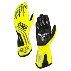 Gants Karting Enfant OMP KS-X Jaunes Fluo