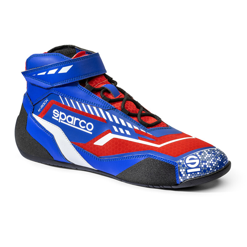 Bottines\u0020Karting\u0020Sparco\u0020K\u002DRock\u0020Enfant\u0020Bleues\u0020\u0026\u0020Rouges