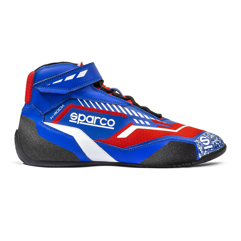 Bottines\u0020Karting\u0020Sparco\u0020K\u002DRock\u0020Enfant\u0020Bleues\u0020\u0026\u0020Rouges