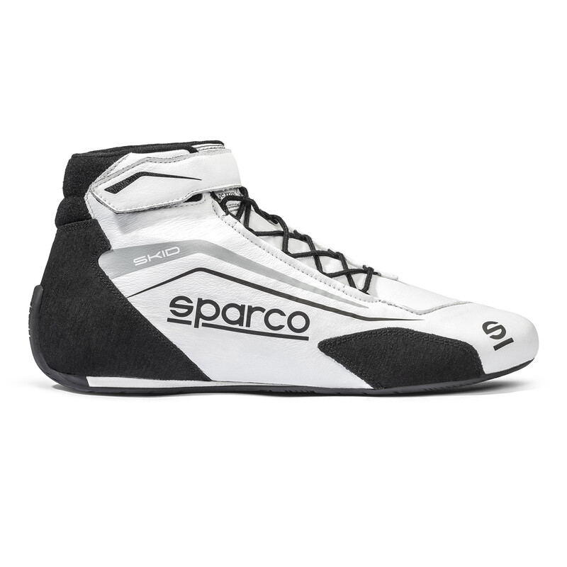 Bottines Sparco Skid Blanches (FIA)