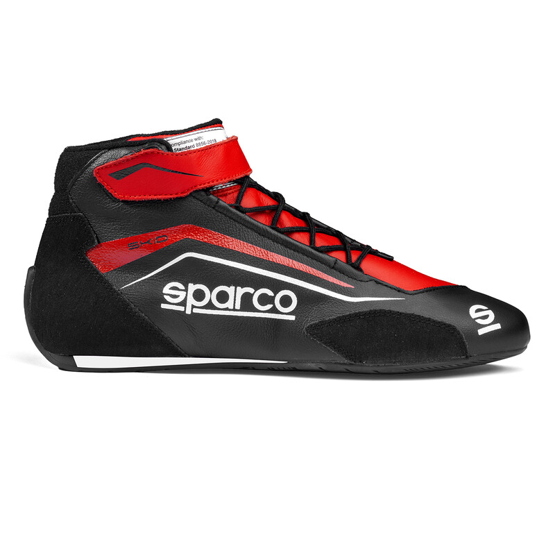 Bottines Sparco Skid Rouges & Noires (FIA)