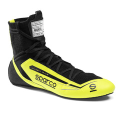 Bottines Sparco X-Light Plus Jaunes & Noires (FIA)