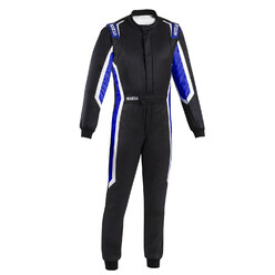 Combinaison Sparco Sprint Noire & Bleue (FIA 8856-2018)