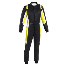 Combinaison Sparco Sprint Noire & Jaune (FIA 8856-2018)
