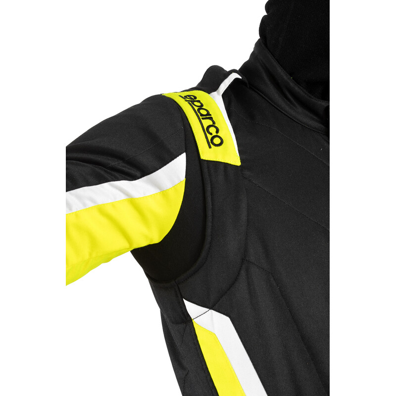 Combinaison Sparco Sprint Noire & Jaune (FIA 8856-2018)