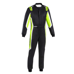 Combinaison Sparco Sprint Noire & Verte (FIA 8856-2018)