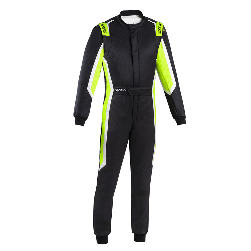 Combinaison Sparco Sprint Noire & Verte (FIA 8856-2018)