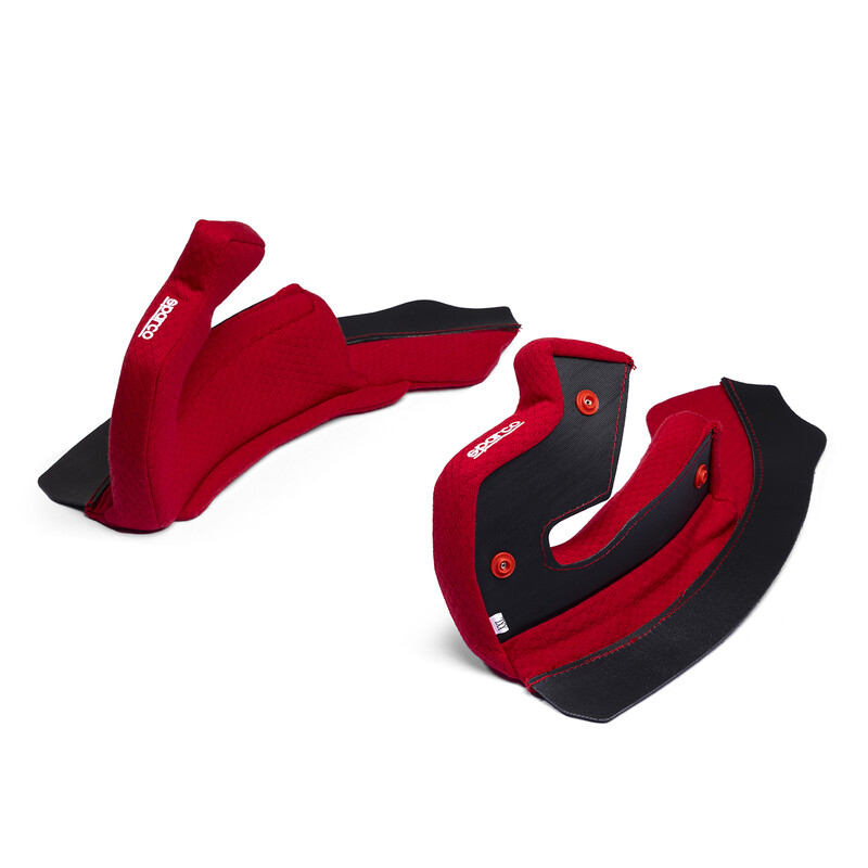 Coussinets de Joues pour Casque Sparco Stealth RF - Rouges