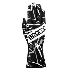 Gants Karting Sparco K-Rookie Noirs & Blancs