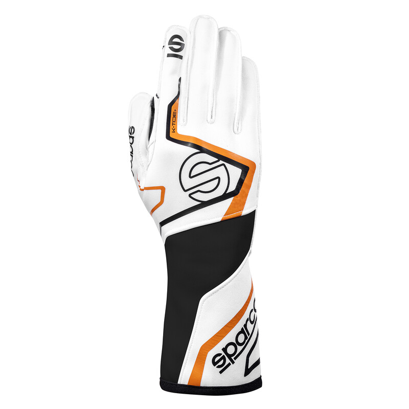 Gants\u0020Karting\u0020Sparco\u0020K\u002DTide\u002B\u0020Blancs\u0020\u0026\u0020Orange\u0020\u0028FIA\u0029