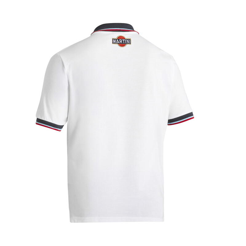 Polo à Poche Sparco Martini Racing Blanc