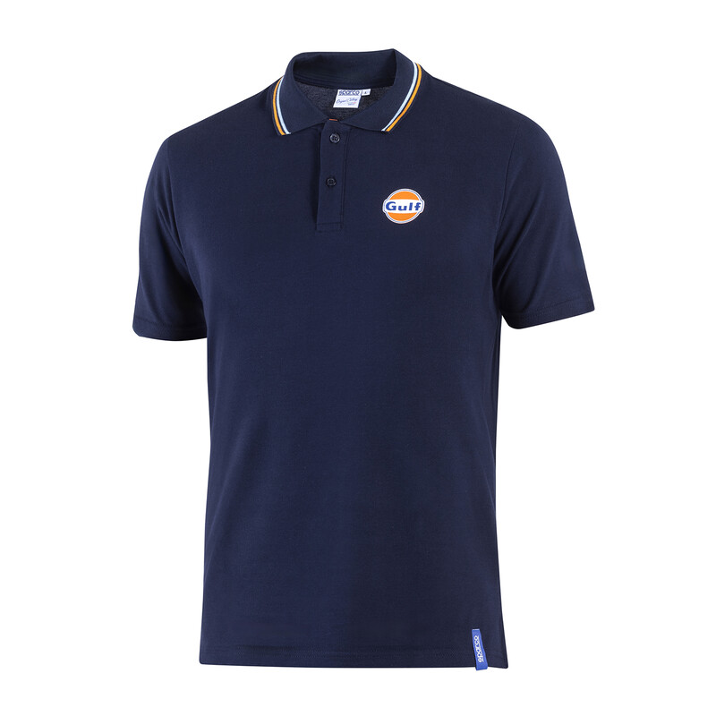 Polo Piquet Sparco Gulf Bleu Marine