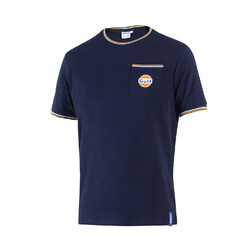 T-Shirt à Poche Sparco Gulf Bleu Marine
