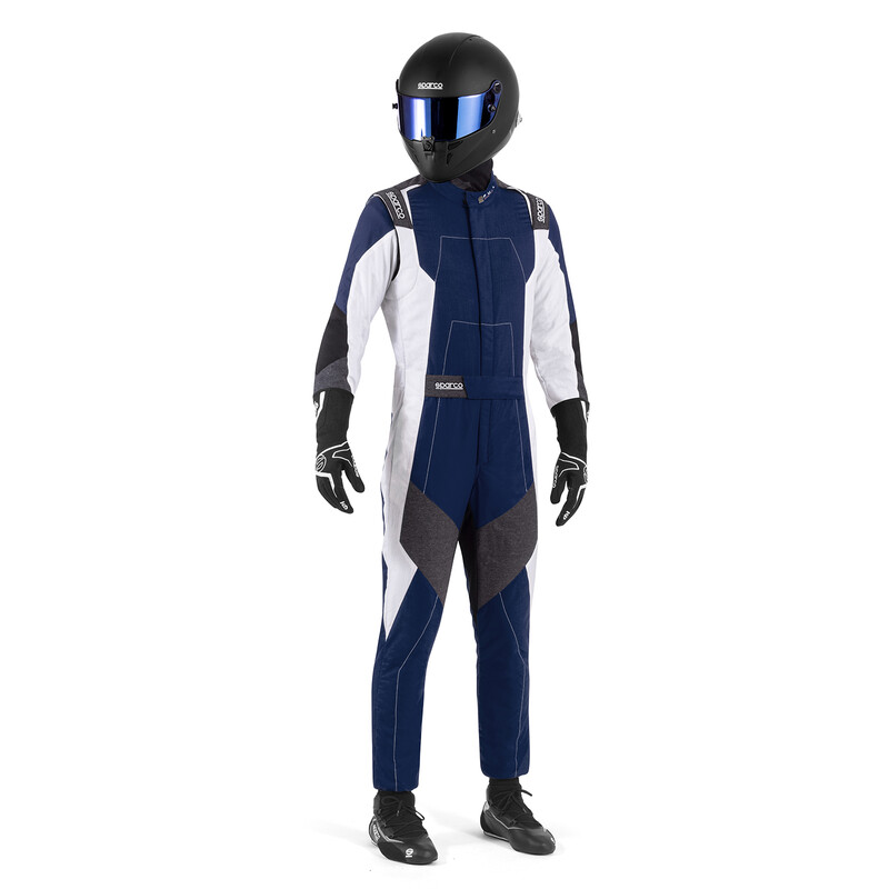 Combinaison Sparco X-Light Full Efficiency Bleue & Blanche (FIA 8856-2018)